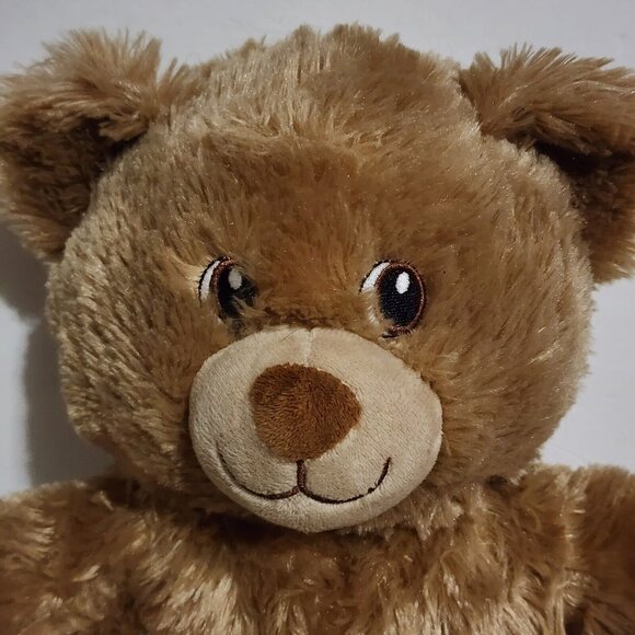 Build-a-Bear Solid Brown Teddy Bear Sewn Eyes Embroidered Plush Toy 2019 14" - Picture 2 of 6